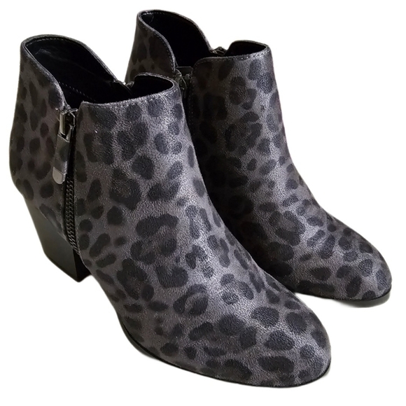 Style & Co. Shoes - Style & Co. Masrina Gray Leopard Booties NIB